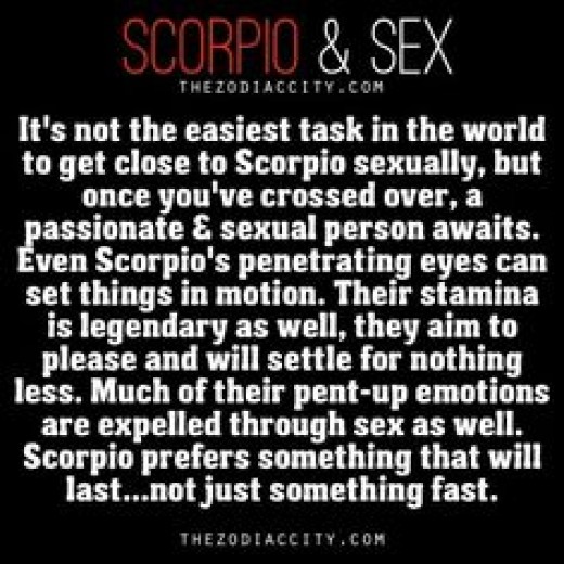 What are the traits of a Scorpio male?