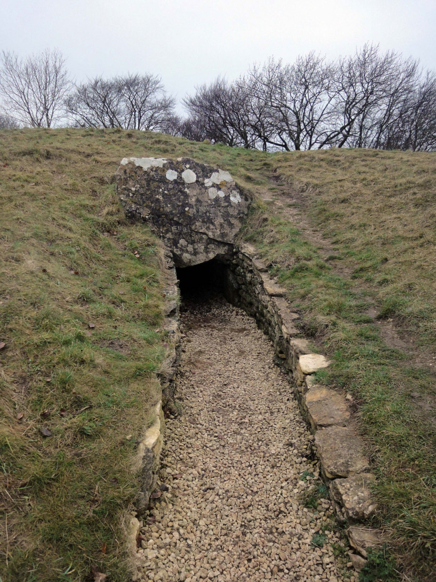 Entrance to a 4,000 year old Neolithic burial ground.