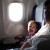 boy crying on the airplane boy crying on the airplane