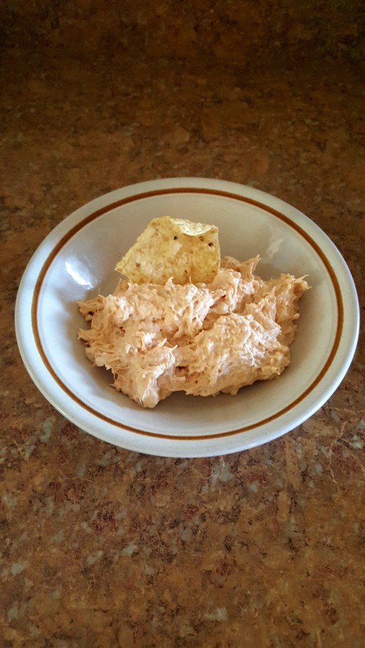 Delicious 10 minute Chicken Dip.