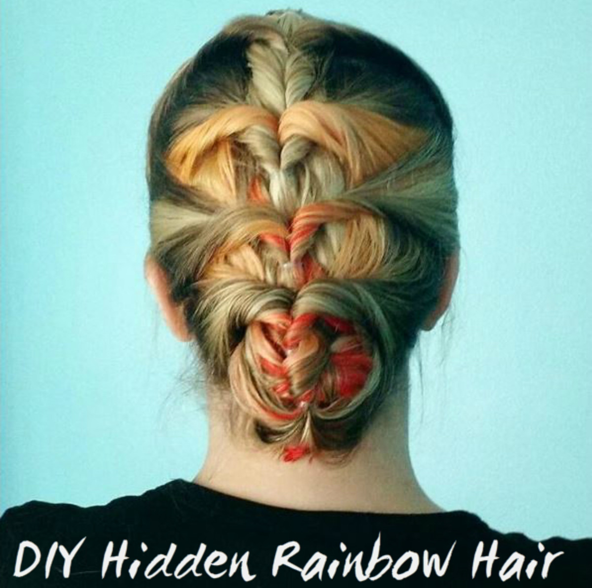 Hair Diy How To Do Hidden Rainbow Hair Bellatory