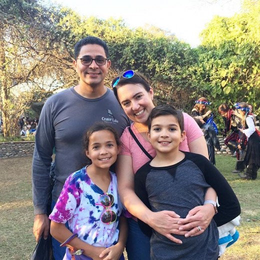 Cara's beautiful family. 