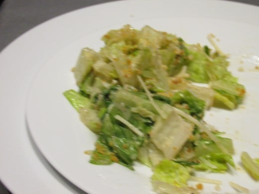 A delicious Caesar salad was served at the beginning of the meal. Catering by Vitarellis, out of Oakland, NJ served as the caterer.   