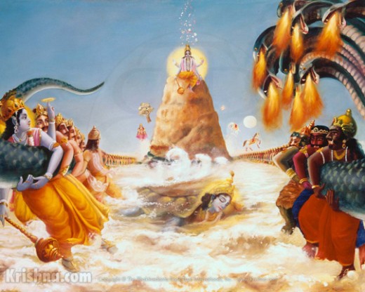 The birth of lord Dhanvantari