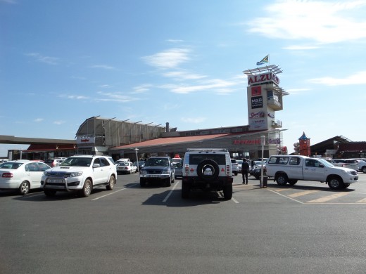 One of two of the stops we took during our drive to and from Johannesburg. Water was provided for us but you'd have to buy your own meals.