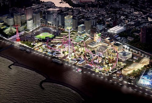This is a 2007 artist's rendition of the vision of a new Coney Island, now possible under "Recover New York." Thousands of new jobs and housing units, along with nearly 30 acres of theme park and businesses by 2012. [NYC EDC /AP, Nov. 8, 2007]. 