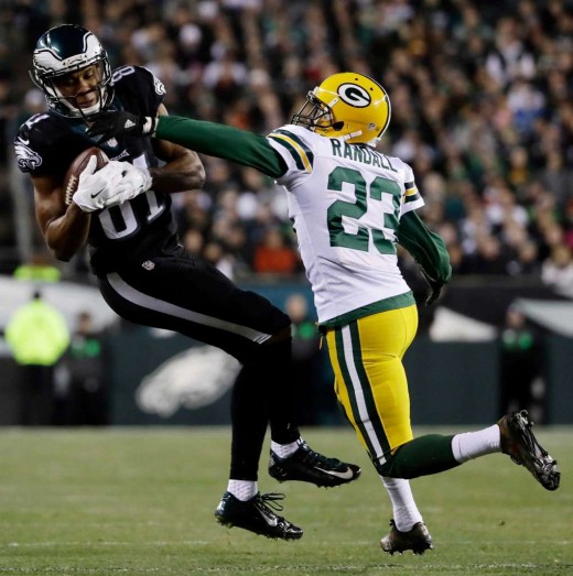 Once Philadelphia Eagles WR Jordan Matthews (L) got hurt, the Eagles options were limited