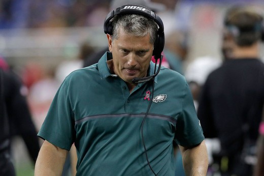 Philadelphia Eagles defensive coordinator Jim Schwartz did not have a good game against Aaron Rodgers and the Packers