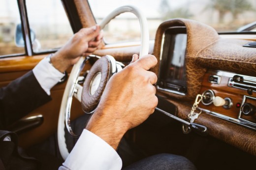 Add a mobile mount on your dashboard to easily access your phone.