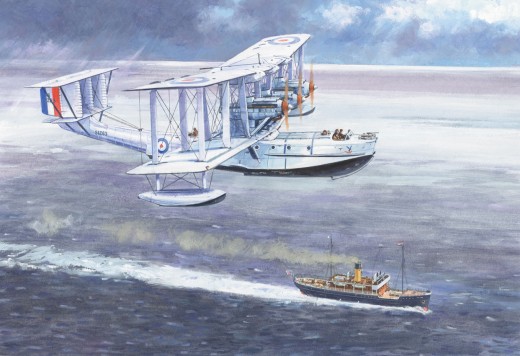 The Blackburn 'Iris' Seaplane, undergoing trials 1926