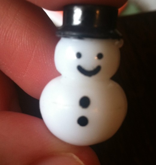 Things such as finding a miniature snowman. 