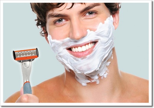 Using a high quality razor and shave cream is best to avoid shaving rash and in grown hairs later on