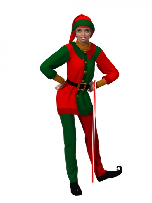 Here's one idea for an elf costume