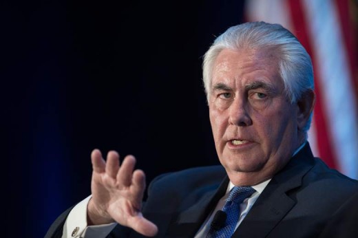 Rex Tillerson nominated by President Elect Donald Trump to be Secretary of State.