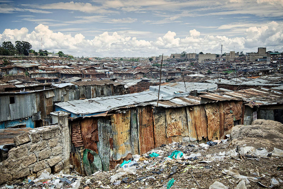 The Mathare Valley slum, Nairobi, Kenya