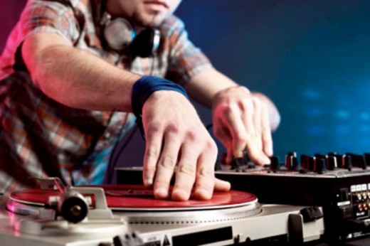 A disc jockey (or deejay DJ for short) these use technology and sometimes.gramophone records to mix music. They also provide music and entertainment for events and night clubs.