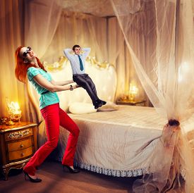 With lots of girls catering to his every whim, a smooth operator in one way, has it made
