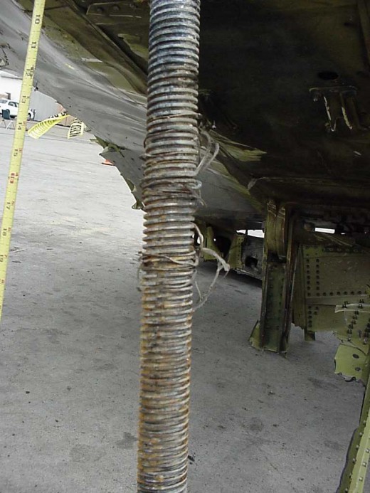 Recovered jack screw of MD-83
