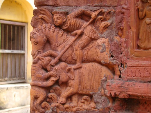 Mrityulata panel 3 : Gopinath temple; Dashghara