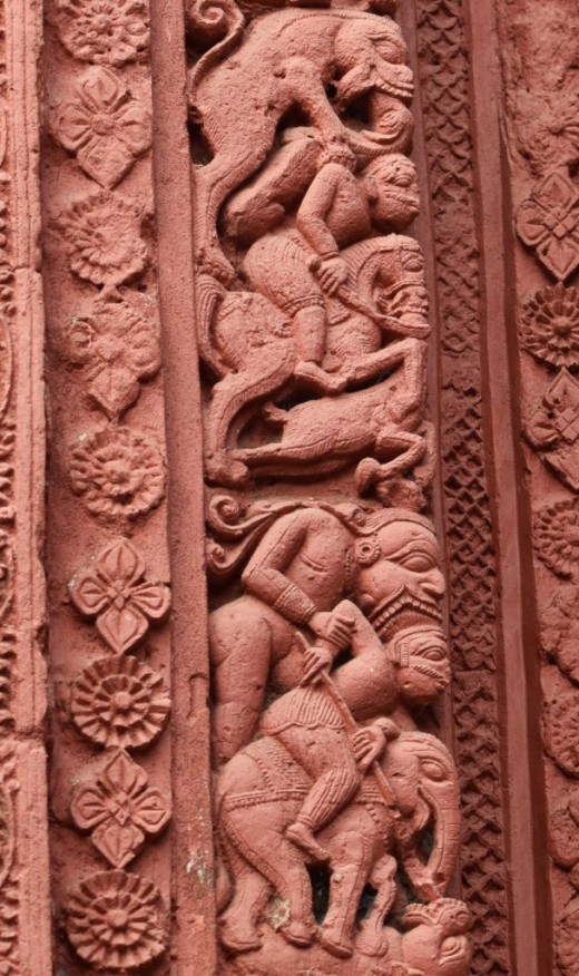'Mrityulata' panel from Nandadulal Jiu temple; Gurap 