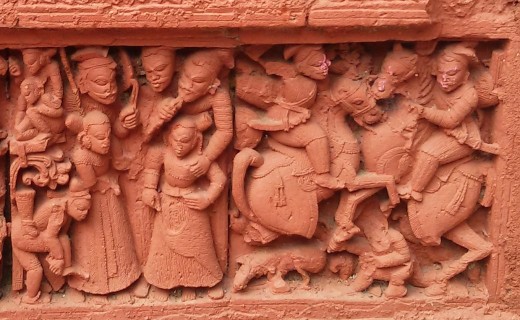 Social scene : Nandadulal Jiu temple, Gurap