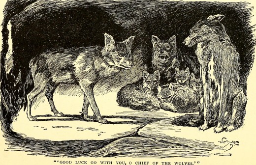  The Jungle Book   Kipling Rudyard, 1865-1936    Father Wolf chief of wolves