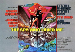 The Spy Who Loved Me U.K. theatrical release poster.