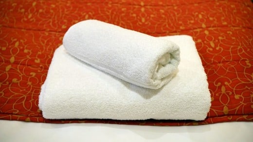 Towels, bedding and bathroom mats are popular items for your recycling party.