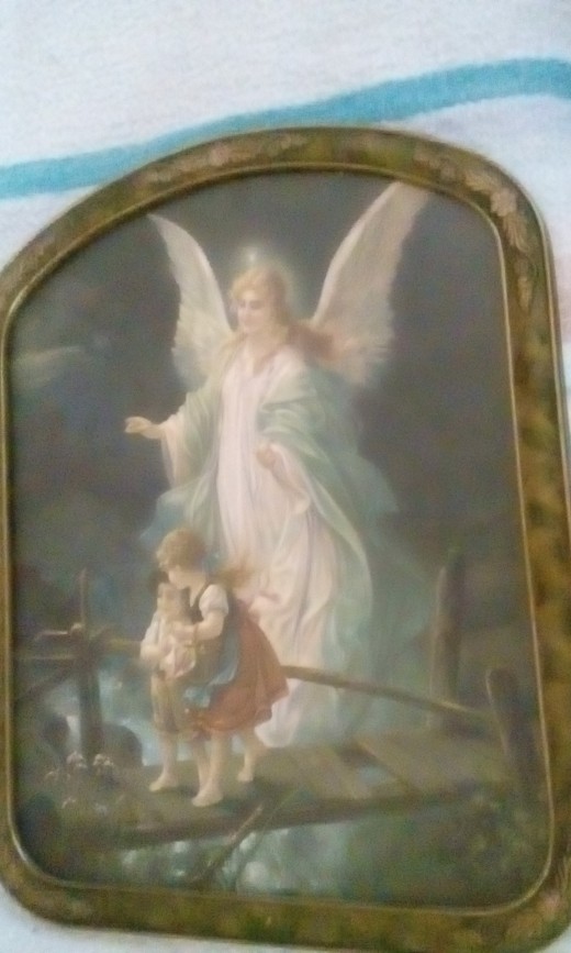 A beautiful picture with an excellent frame