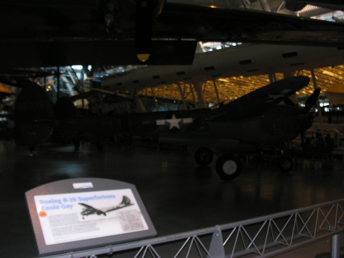 A P-38 at the Udvar-Hazy Center, June, 2015.
