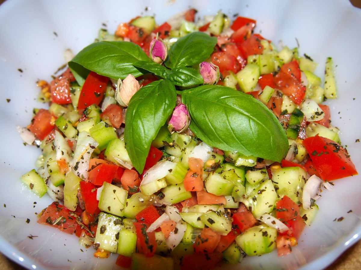 Shirazi salad (one of the best salads anywhere in the world)