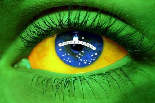 BRAZILIAN FLAG EYE