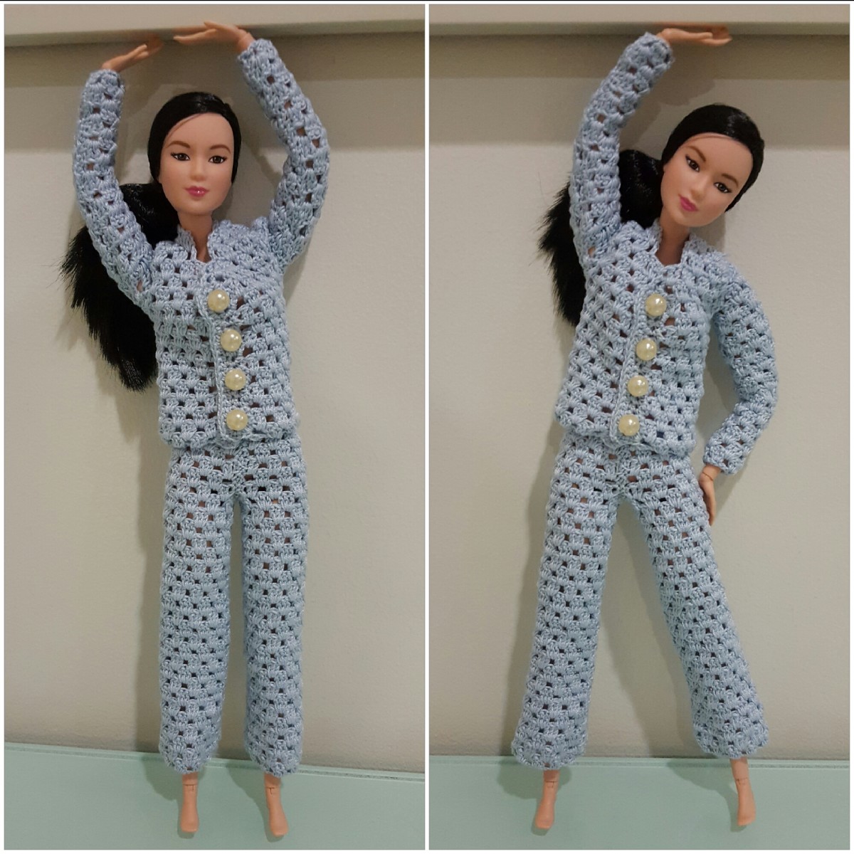 Barbie Pajama Set (Free Crochet Pattern) | FeltMagnet