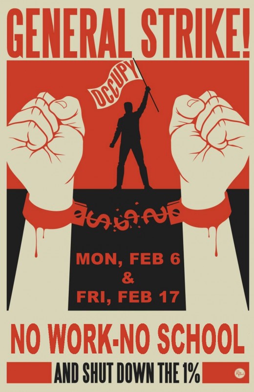 Poster for the February 17, 2017, General Strike