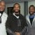 Jerry Blake, the saxophonist of Traxx9 is joined by his son Emmanuel and Joel before their performance. Jerry Blake, the saxophonist of Traxx9 is joined by his son Emmanuel and Joel before their performance.