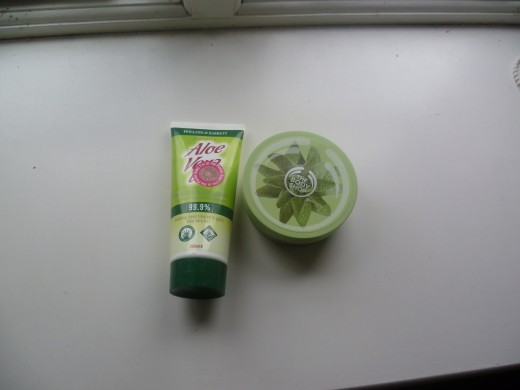 Some of the Aloe products I use