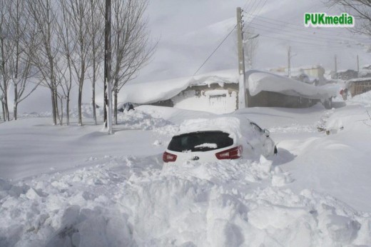 That's a car buried there!. Okay, the cars weren't as modern back then, but you get the picture