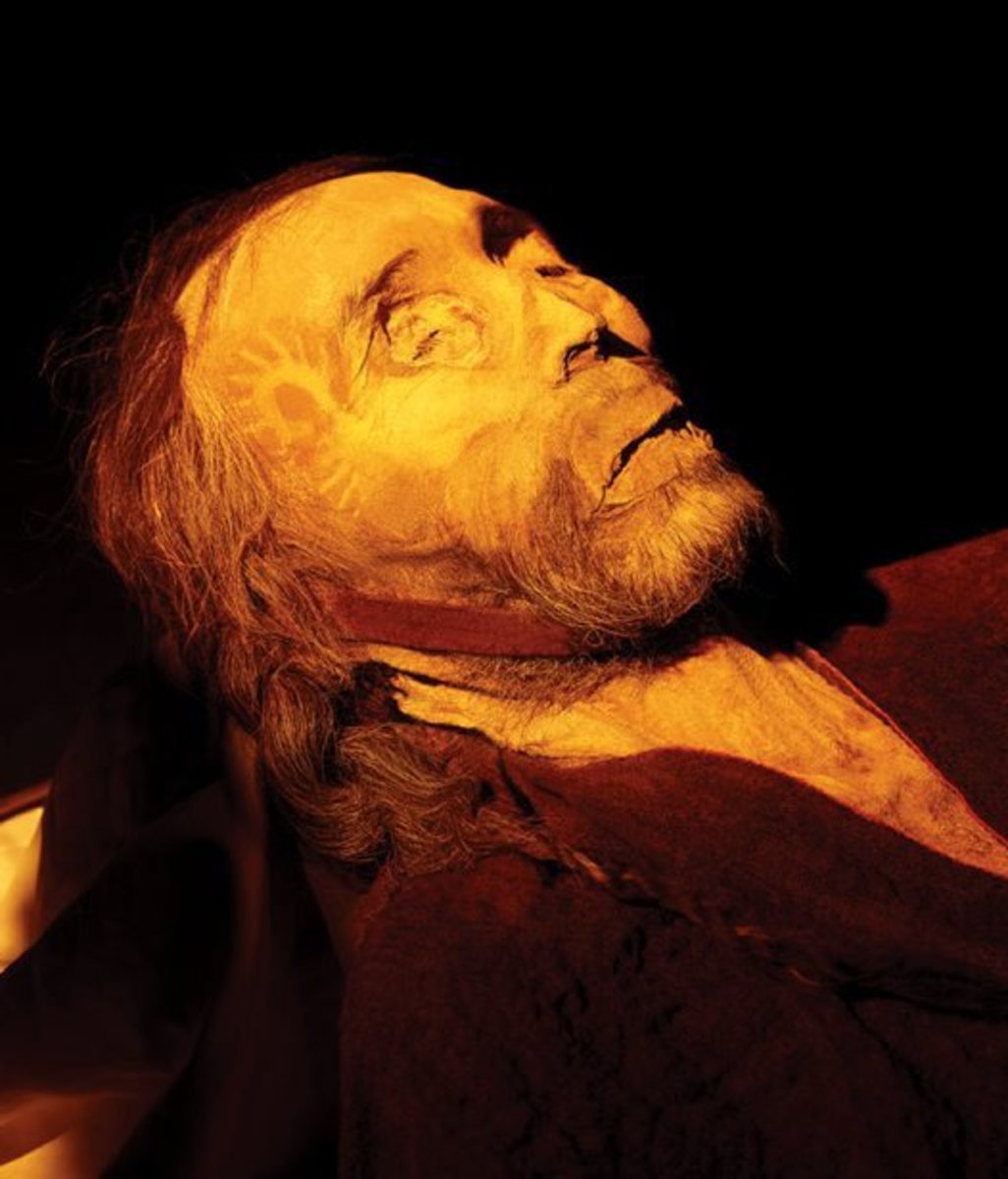 He looks like he is sleeping, but he is over 4,000 years old!