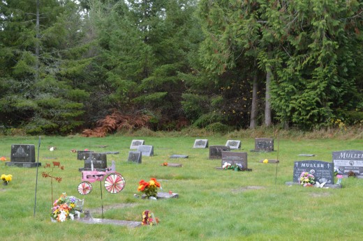 The final resting place of the victims