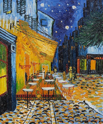 Vincent Van Gogh, Terrace of a Cafe at Night