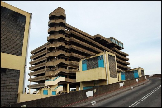 The film makes good use of the urban landscape such as Trinity Square car park in Gateshead