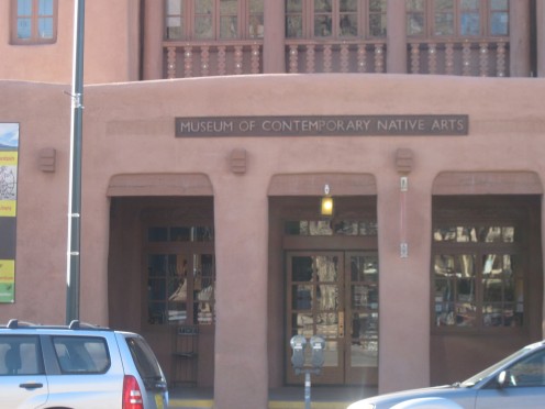 Entrance to Museum of Contemporary Native Arts