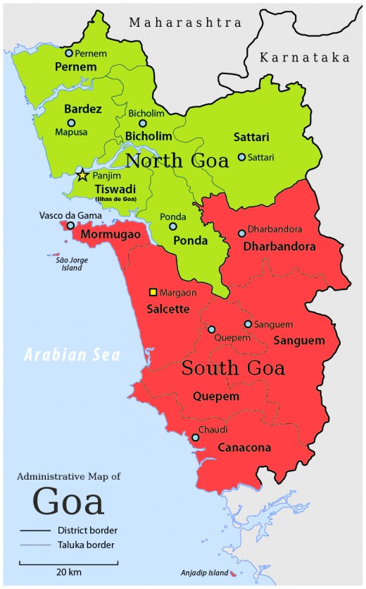 Goa map