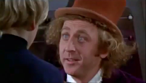 In the Wonkavator, Willy Wonka tells Charlie that he will inherit his chocolate factory.