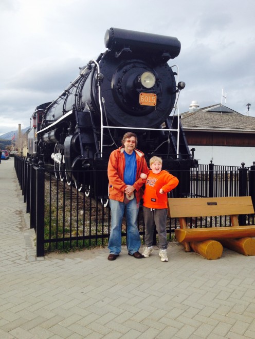 Grandpa worked for the railway. Trains always remind me of you. Good bye, grandpa.