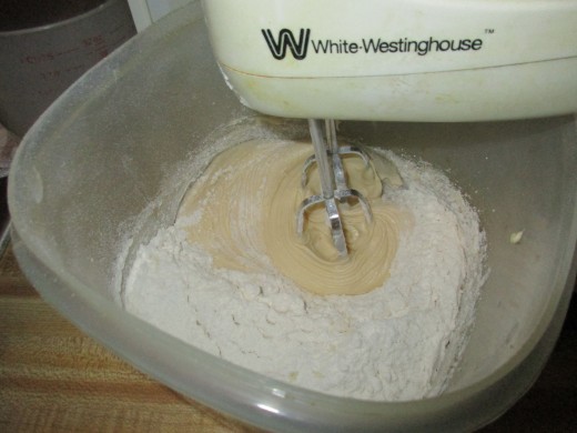 Add flour and mix