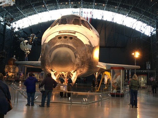 The Discovery replaced the Enterprise as the highlight exhibit in the space collection.