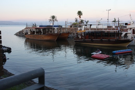 Fishing on the sea of Galilee was a main source of economy and food. It is the largest fresh water lake in all of the middle east, but is fed by salt water springs!