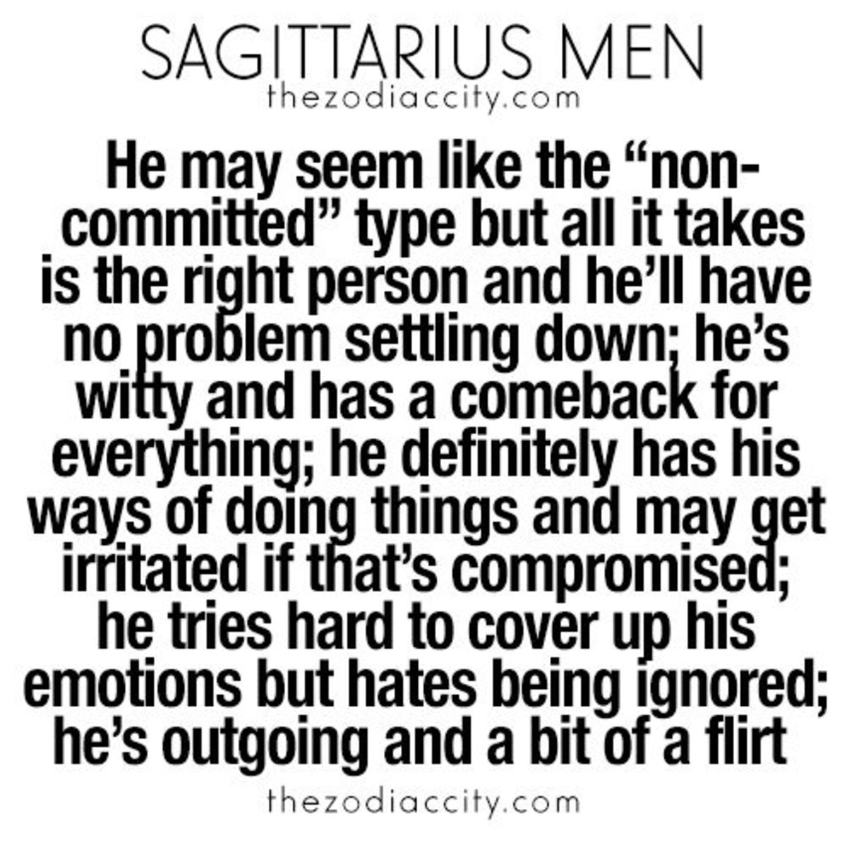 How can you tell if a Sagittarius man is in love with you?