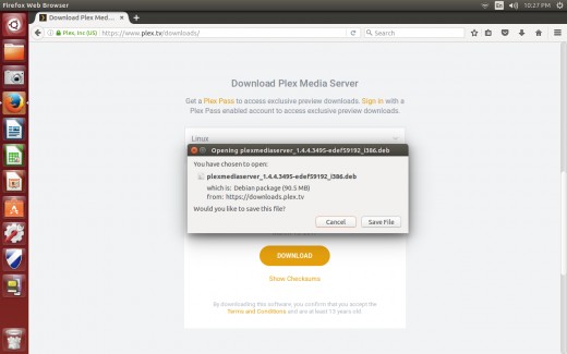 Save the installer file to your computer.